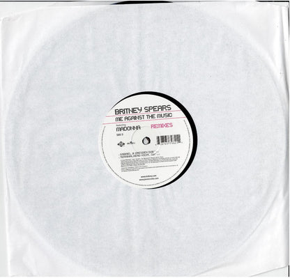 Britney Spears Featuring Madonna – Me Against The Music (Remixes) (2 x Vinyl, 12", Promo)