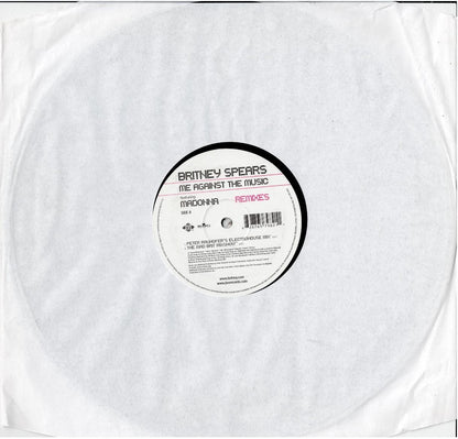 Britney Spears Featuring Madonna – Me Against The Music (Remixes) (2 x Vinyl, 12", Promo)