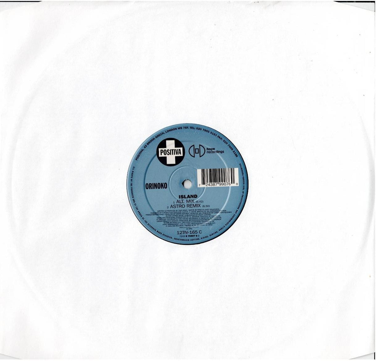 Orinoko – Island (2 x Vinyl, 12", 33 ⅓ RPM)