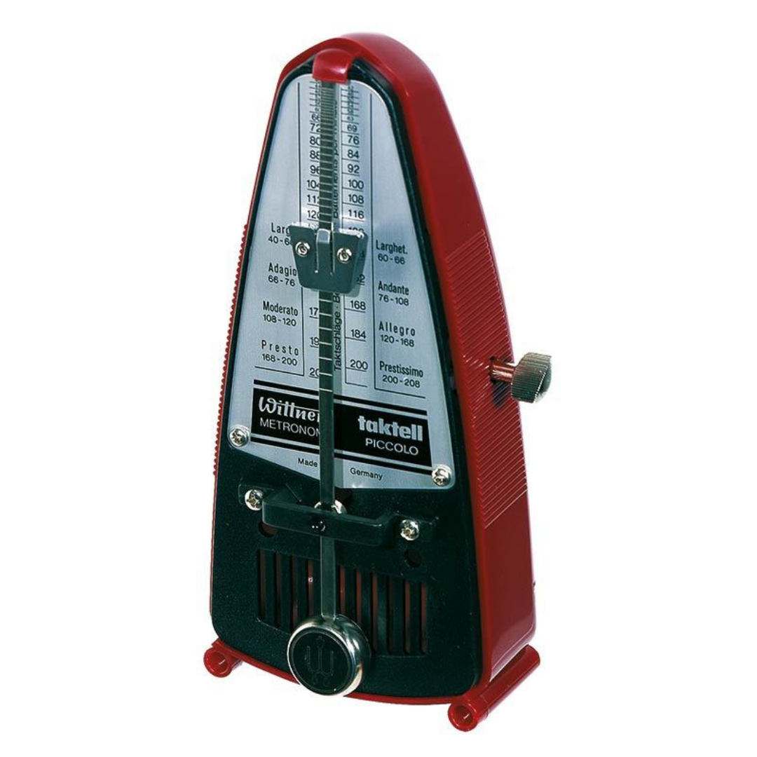Wittner Taktell Piccolo Series Metronome in Ruby Colour