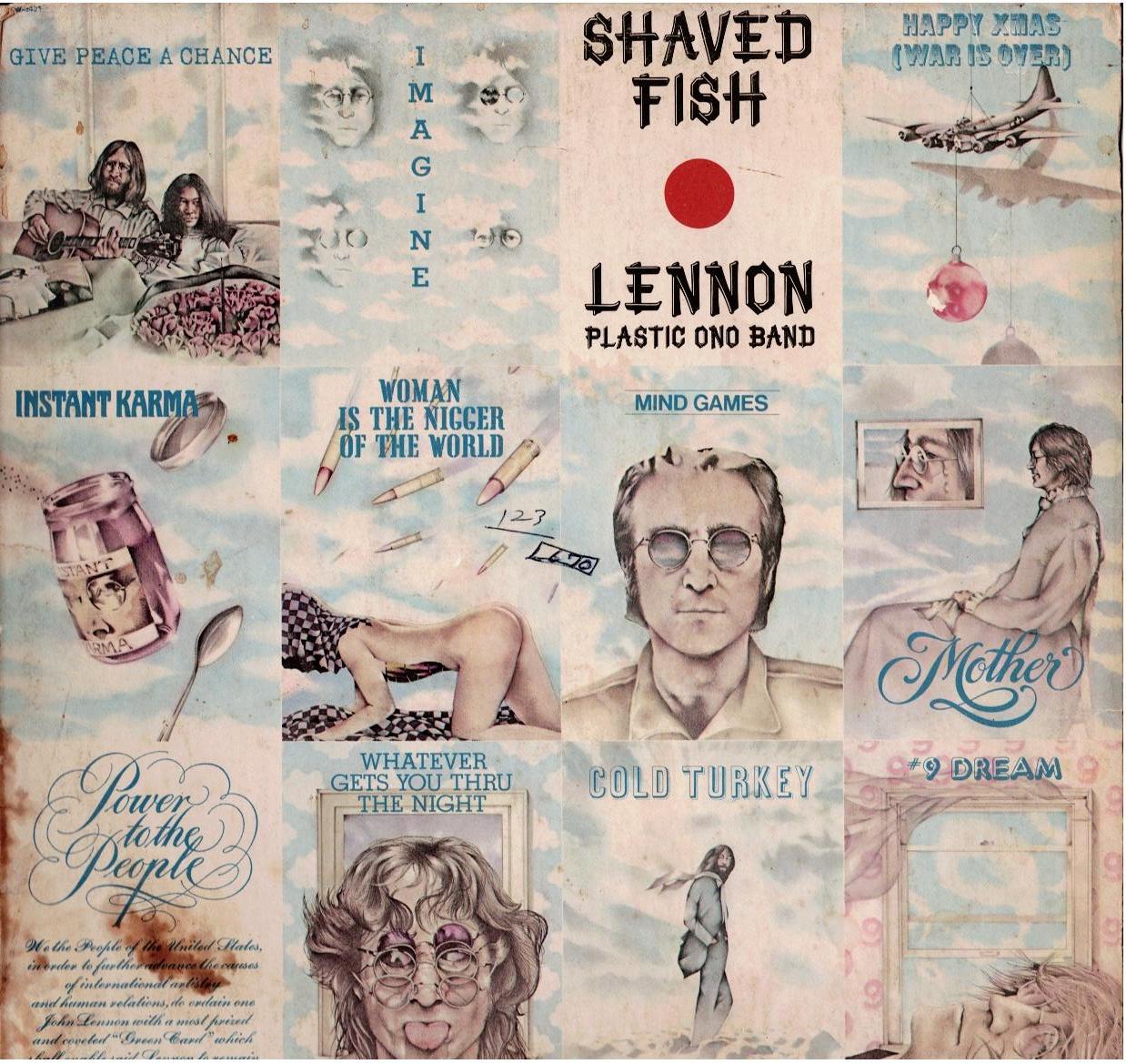 Lennon / Plastic Ono Band – Shaved Fish (Vinyl, LP, Compilation, Los Angeles Pressing)