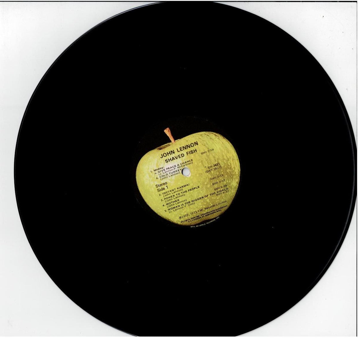 Lennon / Plastic Ono Band – Shaved Fish (Vinyl, LP, Compilation, Los Angeles Pressing)