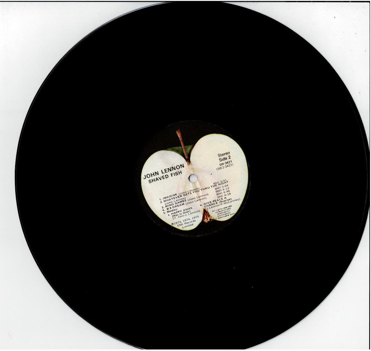Lennon / Plastic Ono Band – Shaved Fish (Vinyl, LP, Compilation, Los Angeles Pressing)