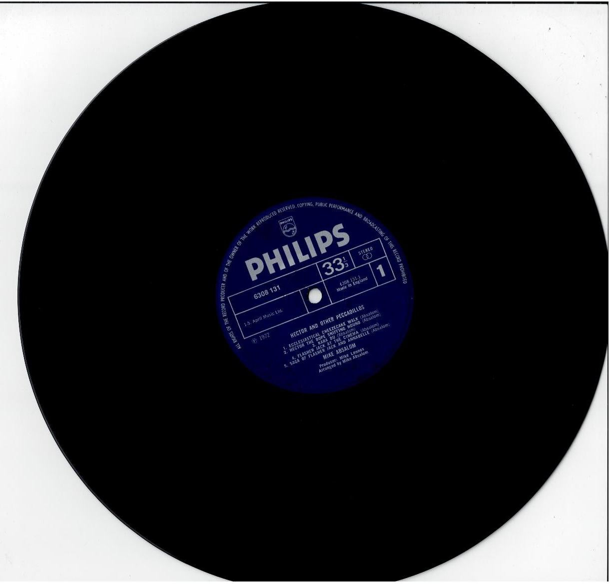 Mike Absalom – Hector And Other Peccadillos (Vinyl, LP, Album, Stereo)
