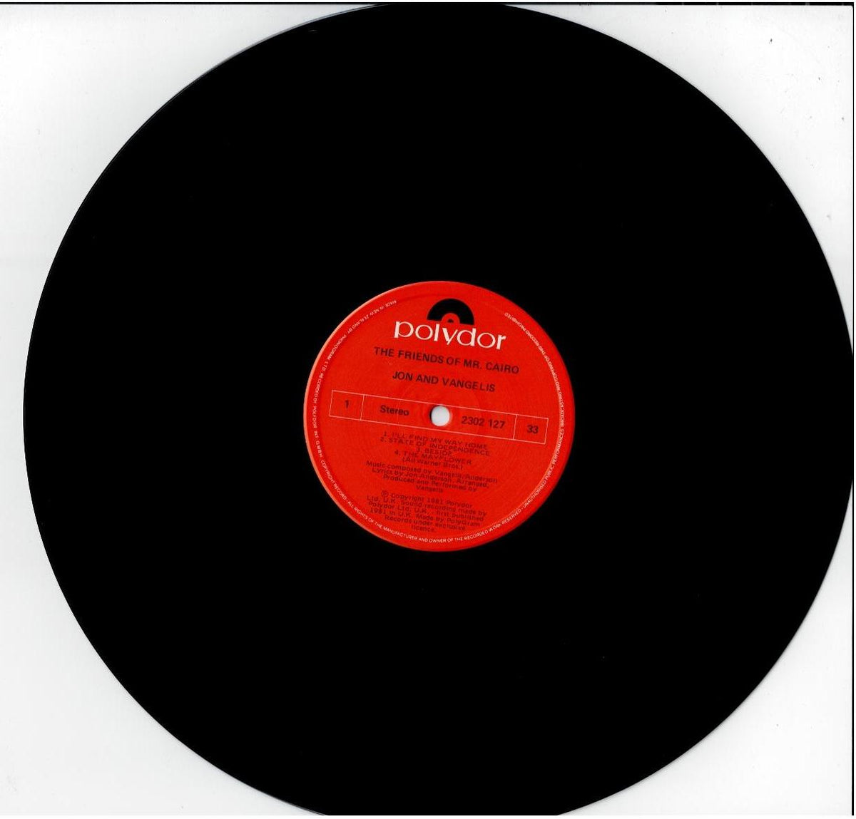 Jon And Vangelis – The Friends Of Mr Cairo (Vinyl, LP, Album)