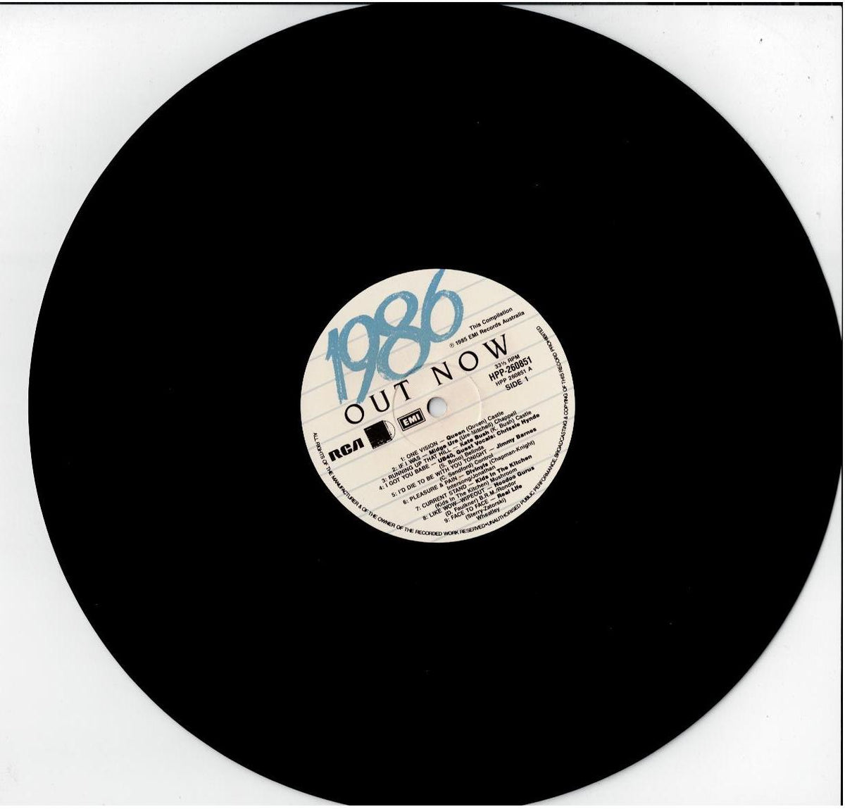 Various – 1986 Out Now (Vinyl, LP, Compilation)