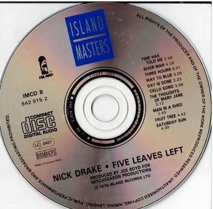 Nick Drake – Five Leaves Left (CD, Album, Reissue, Stereo)