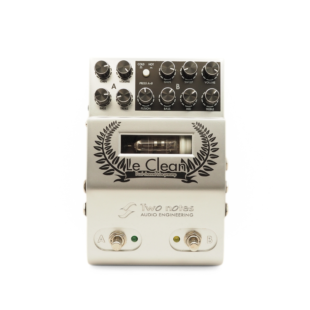 Two Notes Audio Engineering Le Clean Dual-Channel Tube Preamp Effects Pedal