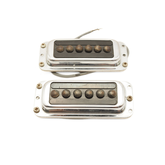 Rickenbacker 300 Series Hi-Gain Single-Coil Guitar Pickup Set (Neck & Bridge, Chrome)