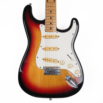 Vintage Suzuki Super Sounds Stratocaster Electric Guitar in 3-Tone Sunburst