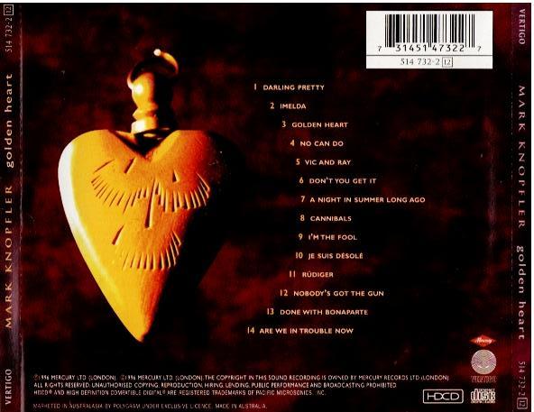 Mark Knopfler – Golden Heart (CD, HDCD, Album)