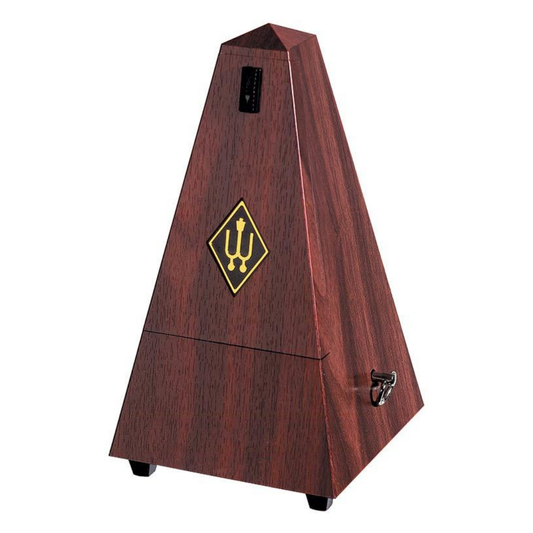 Wittner 855 Series Metronome with Bell in Mahogany Grain Finish