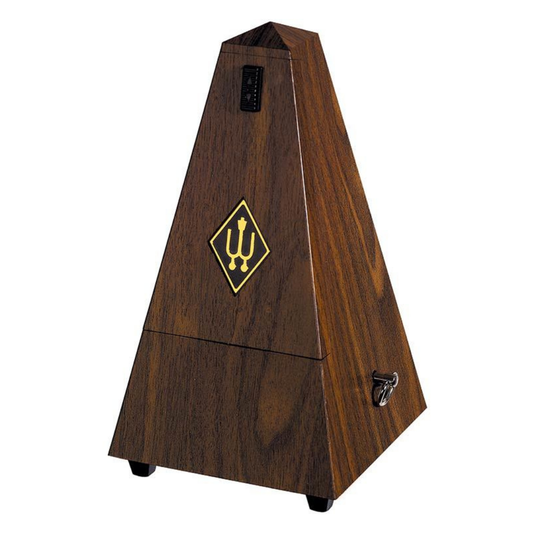 Wittner 855 Series Metronome with Bell in Walnut Grain Finish