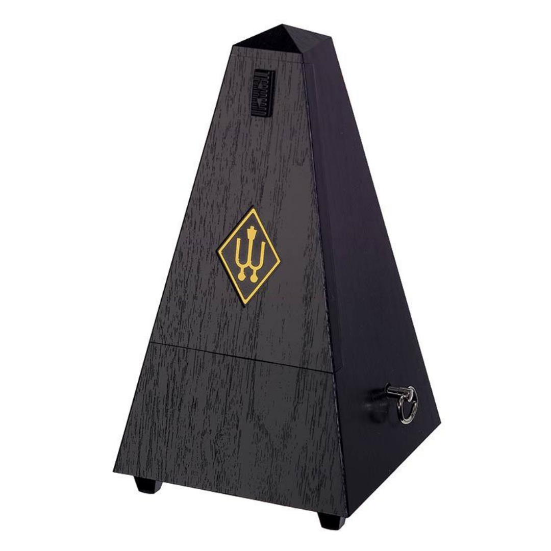 Wittner 855 Series Metronome with Bell in Black Grain Finish