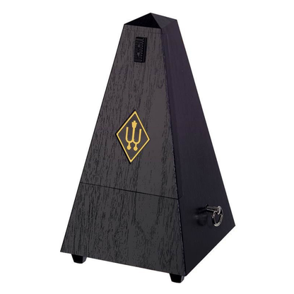 Wittner 855 Series Metronome with Bell in Black Grain Finish