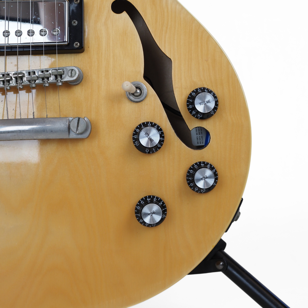 2012 Epiphone 339 Pro Hollow-Body Modified Electric Guitar in Natural FInish