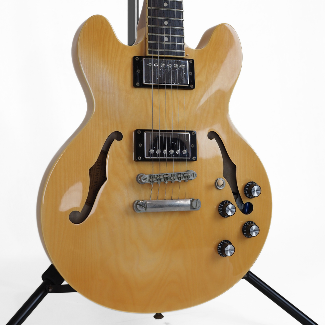 2012 Epiphone 339 Pro Hollow-Body Modified Electric Guitar in Natural FInish