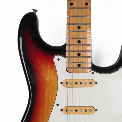 Vintage Suzuki Super Sounds Stratocaster Electric Guitar in 3-Tone Sunburst