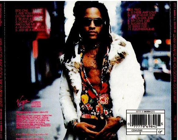Lenny Kravitz – Are You Gonna Go My Way (CD, Album, Repress)