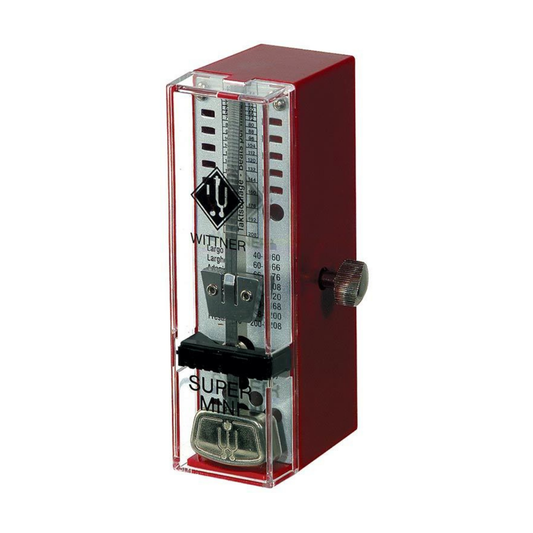Wittner Taktell Super-Mini Series Metronome in Ruby Colour