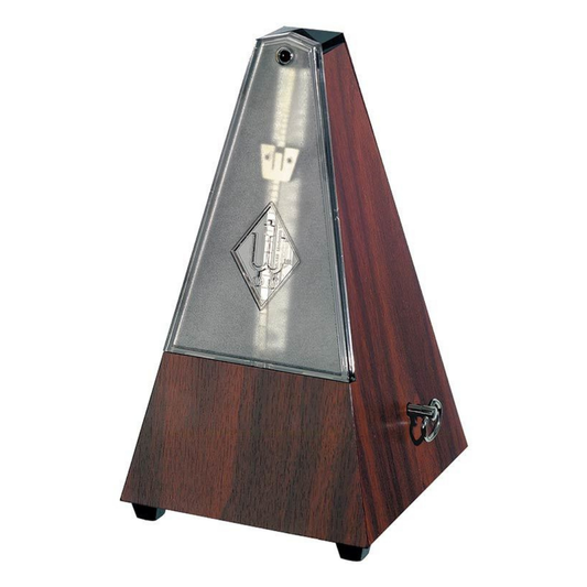 Wittner 810 Series Metronome with Bell in Mahogany Grain Finish