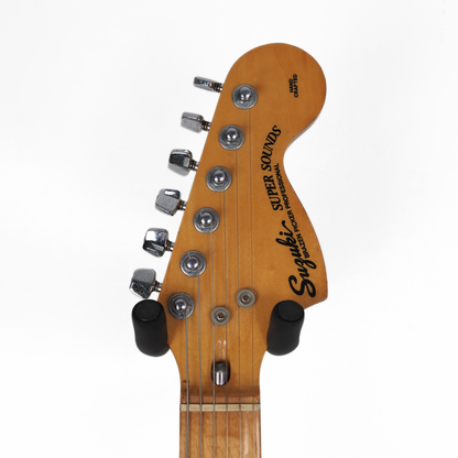 Vintage Suzuki Super Sounds Stratocaster Electric Guitar in 3-Tone Sunburst