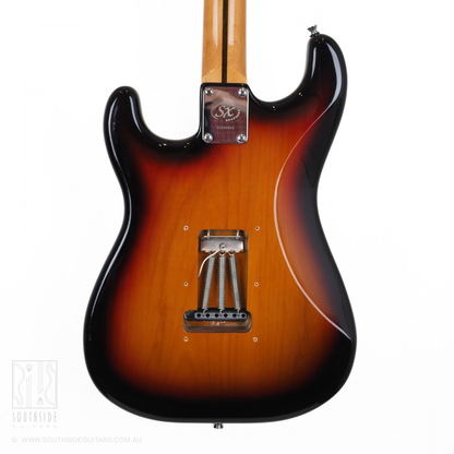 SX ALD2H3TS Alder Semi-Hollowbody SC-Style Electric Guitar in Tobacco Sunburst