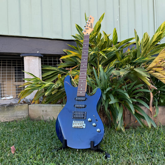 Ashton HSS Electric Guitar - Transparent Blue