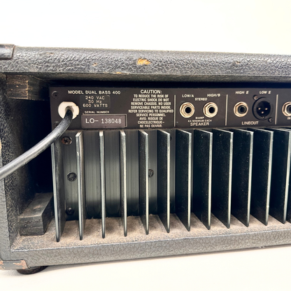 Fender BXR Dual Bass 400 Bass Amplifier Head