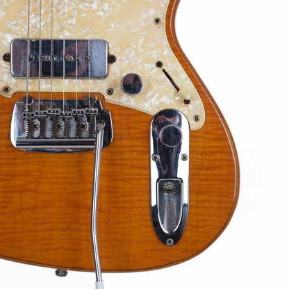 1995 Ibanez Talman TC820FM MIJ Electric Guitar in Butterscotch Transparent