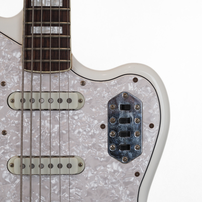 2013 Squier 'Vintage Modified' Bass VI Electric Guitar in Olympic White
