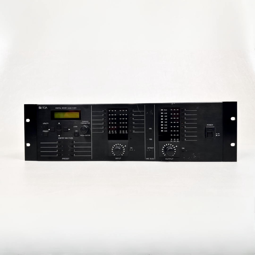 TOA D-901 Digital Mixer Rack Mounted Unit
