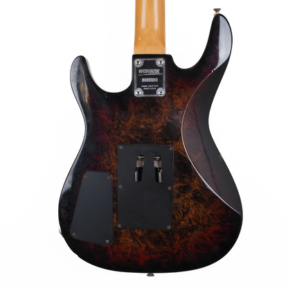 Washburn KC-40V KC Series Electric Guitar in Transparent Brown Burst
