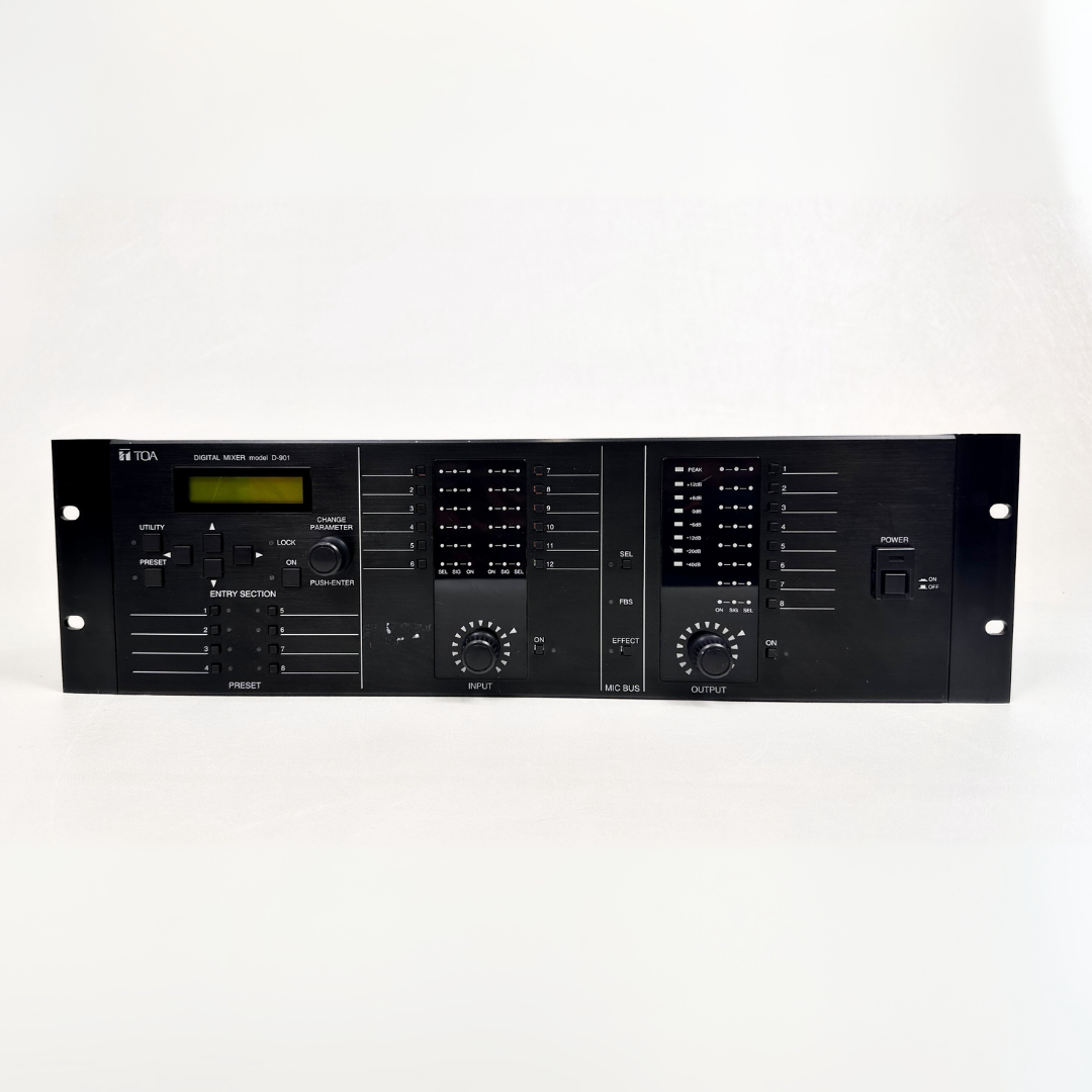 TOA D-901 Digital Mixer Rack Mounted Unit