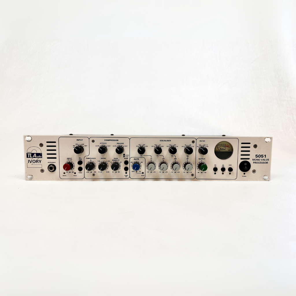 TL Audio 5051 Ivory 2 Series Mono Valve Processor Single-Channel Analogue Channel Strip Rack Mounted Unit