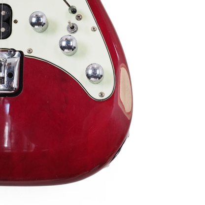 1990s Alvarez AE30TR Classic III / Classic Custom Electric Guitar in Transparent Red