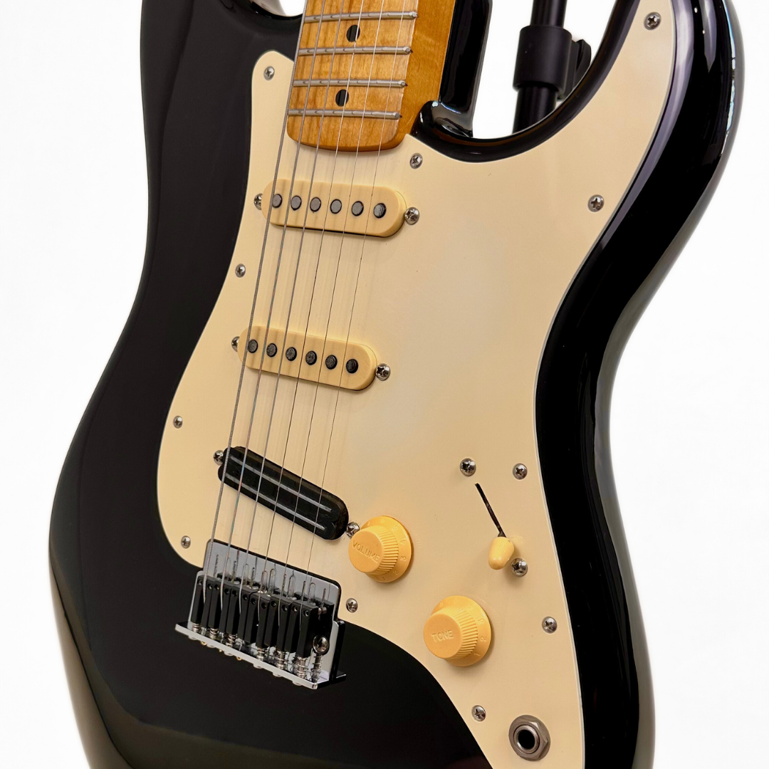 1983 Dan Smith Era Fender Stratocaster Electric Guitar in Gloss Black (Upgraded & Modified)