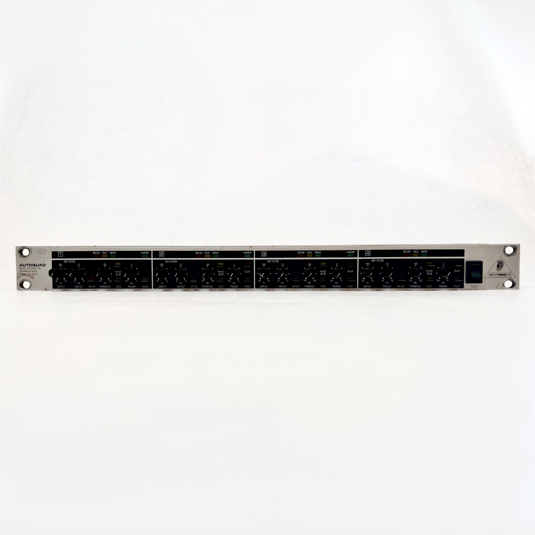 Behringer Autoquad XR2400 4-Channel Expander & Noise Gate Rack Mounted Unit