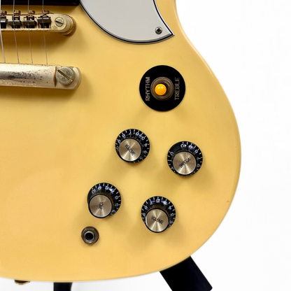 2010 Epiphone SG '61 Reissue Les Paul Custom Electric Guitar in Ivory