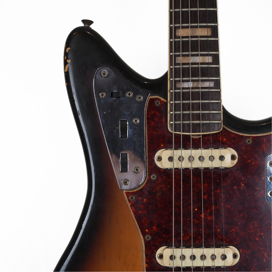 1969 Fender Jaguar Electric Guitar in Sunburst