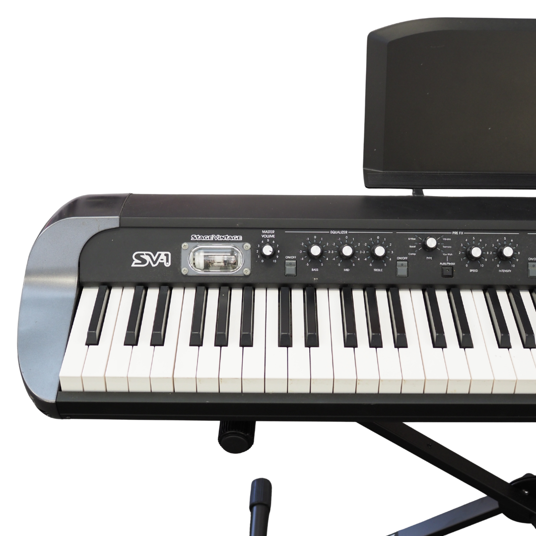 Korg SV-1-88-BK Stage Vintage 88-Key Electric Piano with Gator Roadcase + Accessories