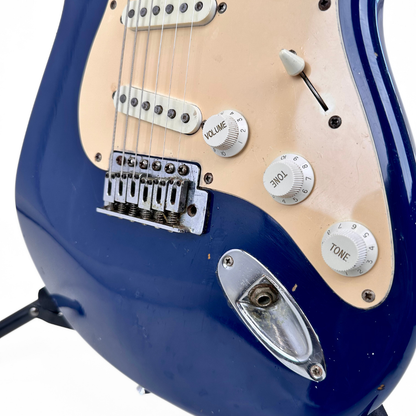 2005 Squier Bullet Stratocaster Electric Guitar in Blue