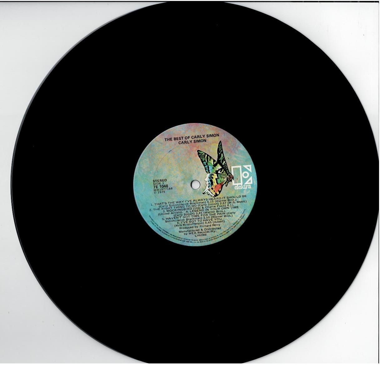 Carly Simon - The Best Of (Vinyl, LP, Compilation, Stereo)