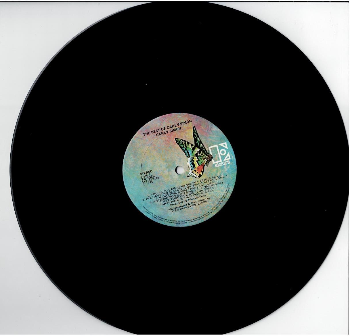 Carly Simon - The Best Of (Vinyl, LP, Compilation, Stereo)