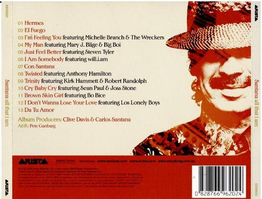 Santana – All That I Am (CD, Album)