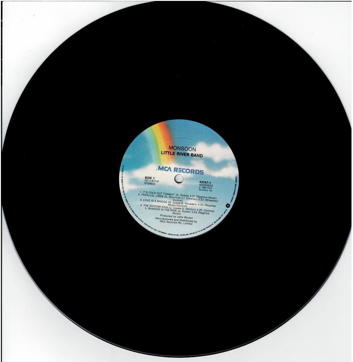 Little River Band – Monsoon (Vinyl, LP, Album, Stereo)