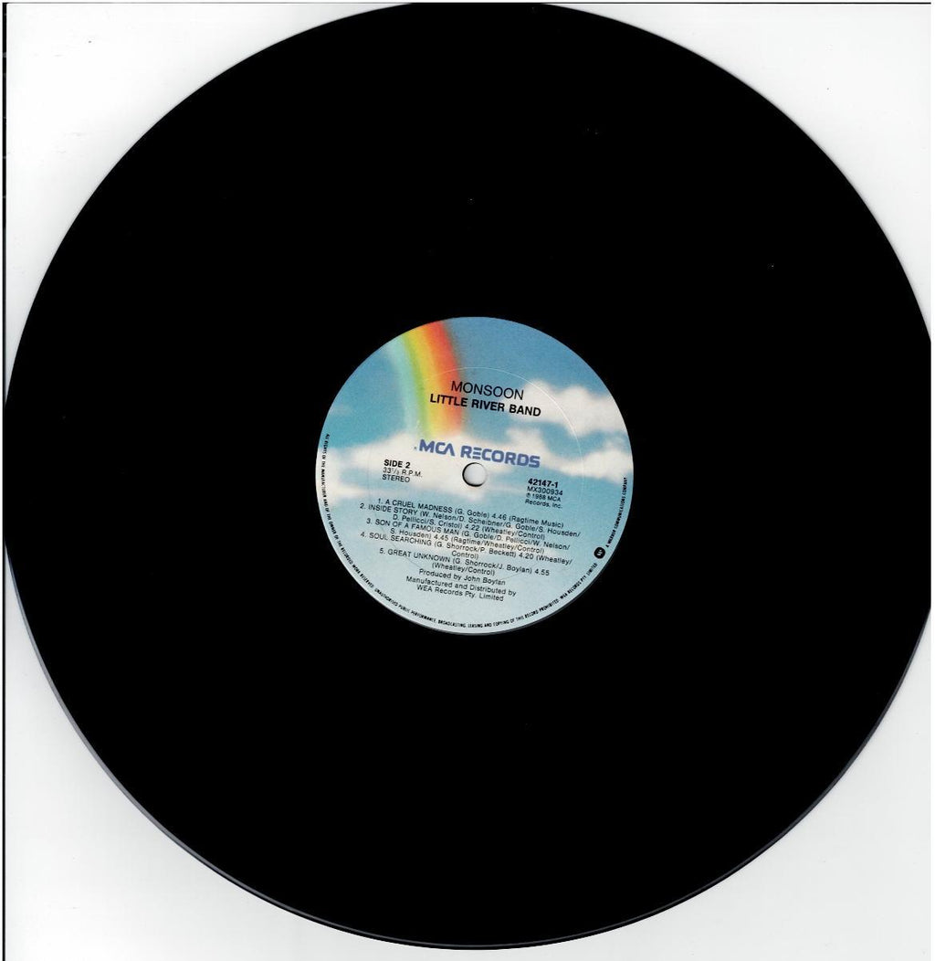 Little River Band – Monsoon (Vinyl, LP, Album, Stereo)