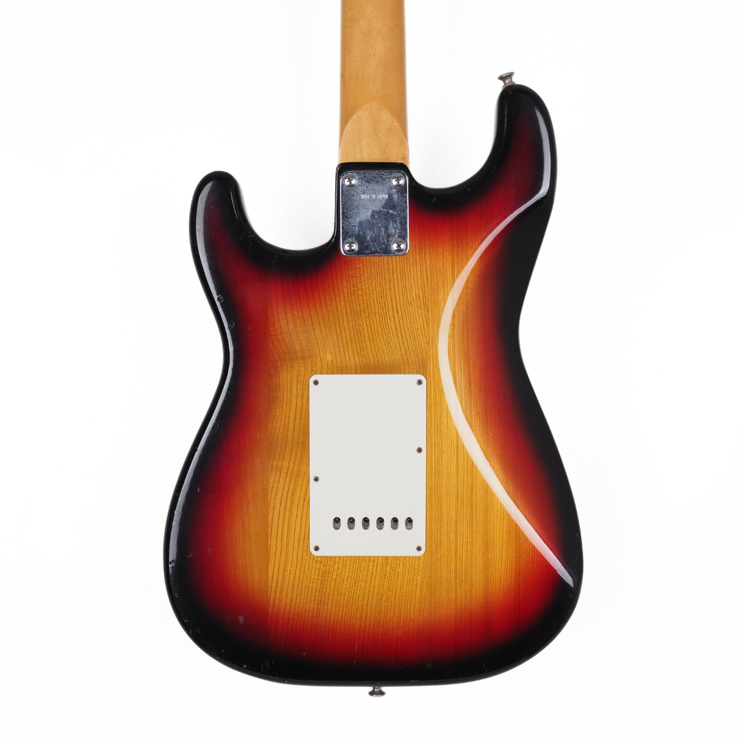 Vintage Suzuki Super Sounds Stratocaster Electric Guitar in 3-Tone Sunburst