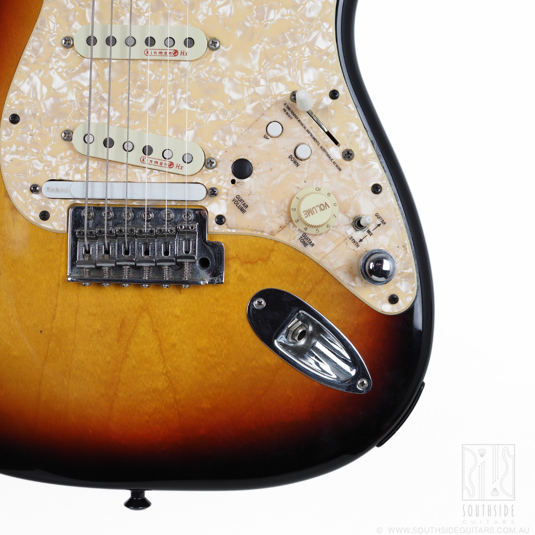 2010 Fender Stratocaster with Roland GK-2 'Roland-Ready' Pickup Electric Guitar in Sunburst