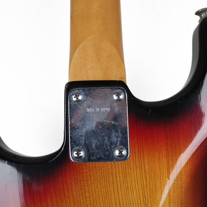 Vintage Suzuki Super Sounds Stratocaster Electric Guitar in 3-Tone Sunburst